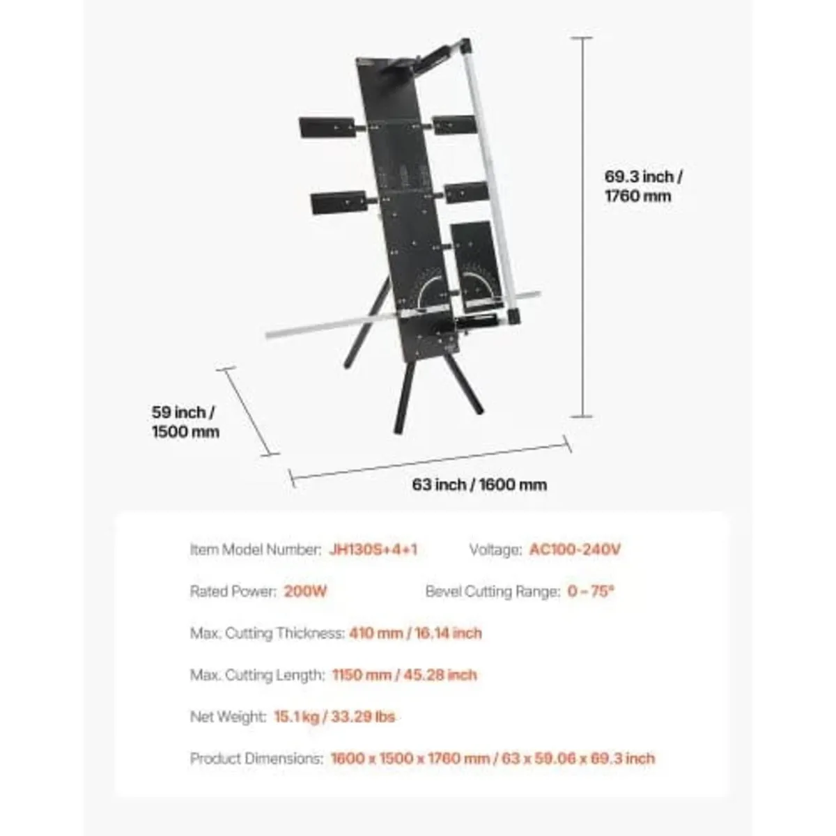 Hot Wire Foam Cutter, 200W Freestanding Styrofoam - Image 2
