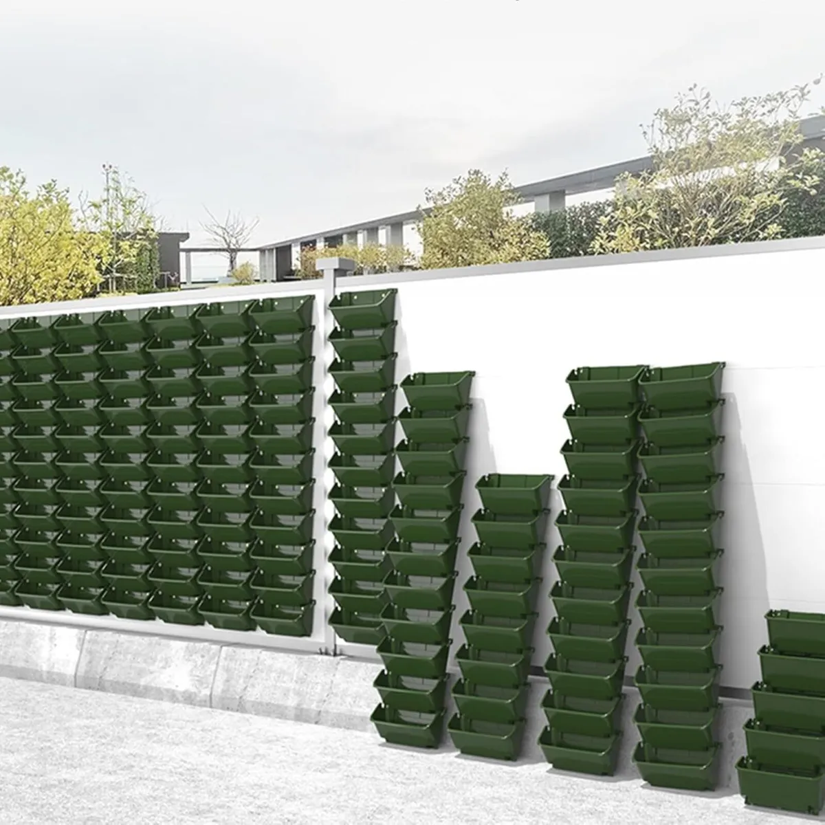 Self Watering Wall Planting Pot Outdoor Hanging - Image 2