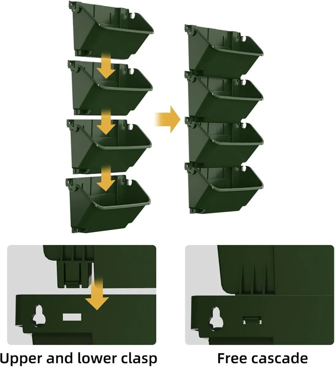 Self Watering Wall Planting Pot Outdoor Hanging - Image 4