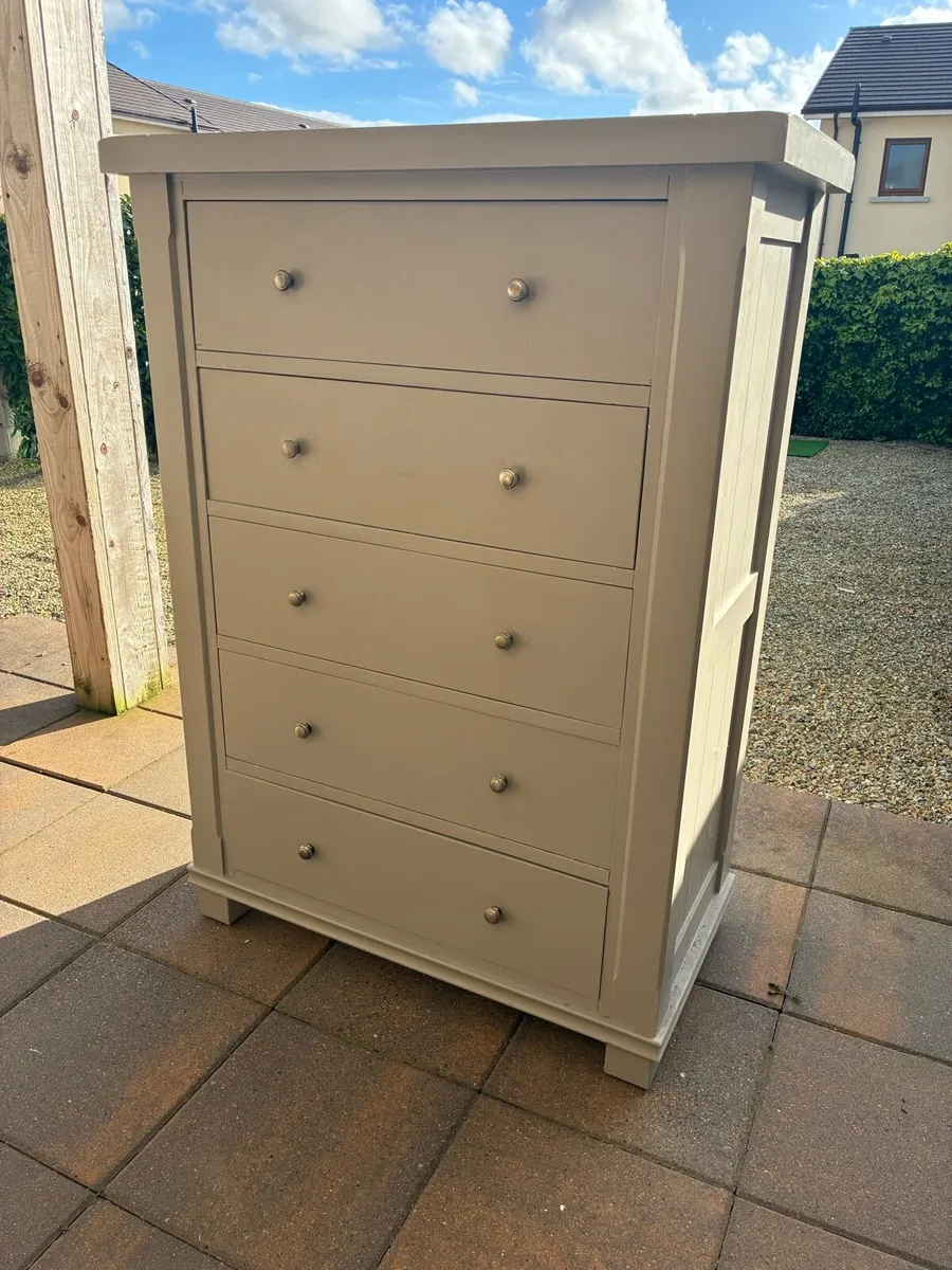 Chest of Drawers Solid Wood - Image 1
