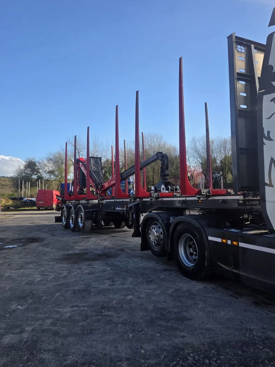 2025 cab crane timber trailer - Image 2