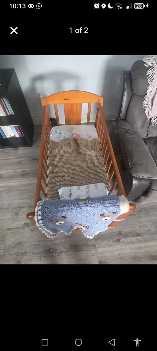 Baby Elegance Rocking Cot - Image 2