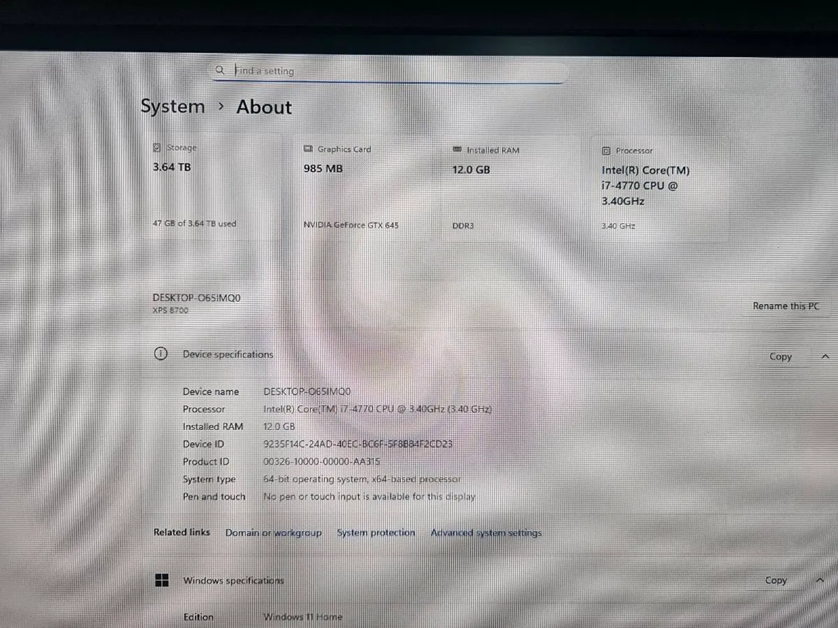 Intel i7 Gaming Pc with 4 Tb storage - Image 3