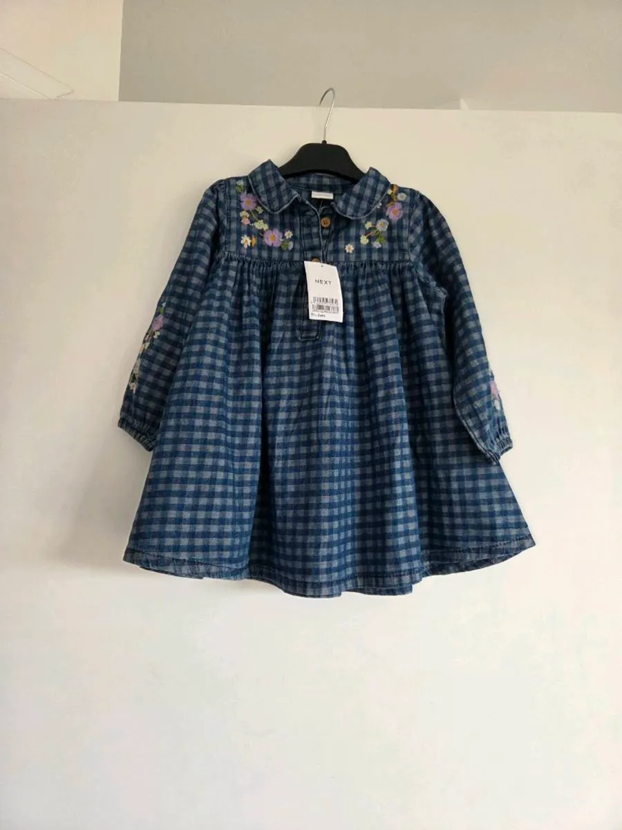 18-24m, With Tags Next Toddler Embroidered Dress - Image 1