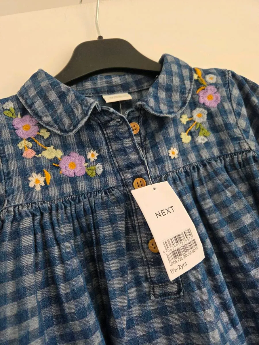 18-24m, With Tags Next Toddler Embroidered Dress - Image 2