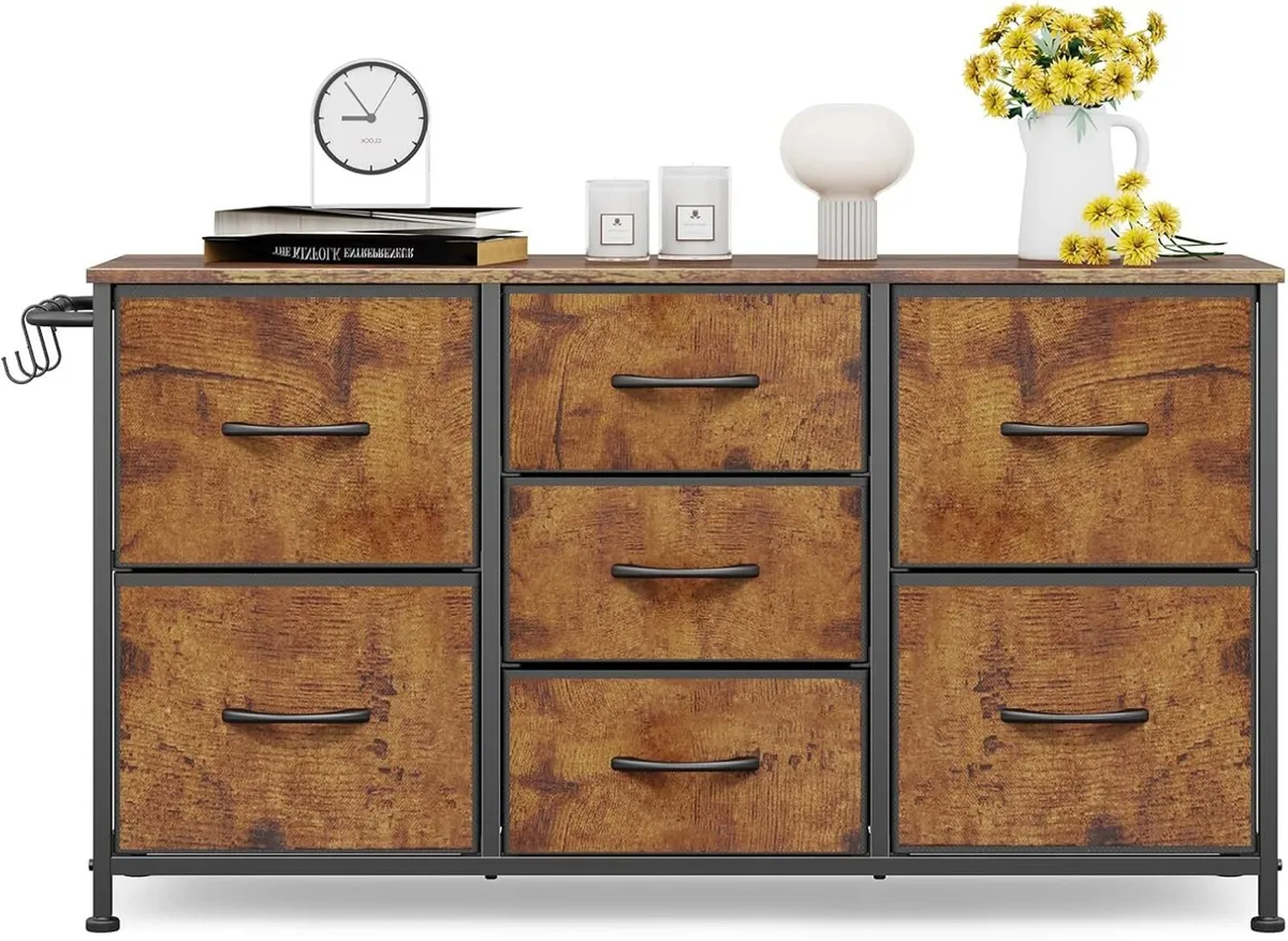 Chest of Drawers Bedroom - Hallway Rustic Clothes - Image 4