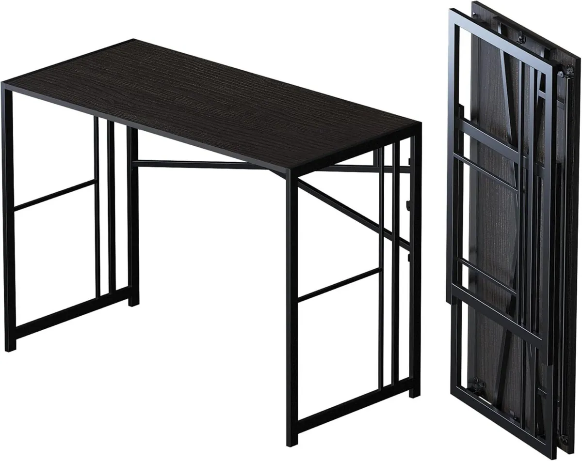 Folding Desk 103 cm Writing Gaming Computer - Image 1