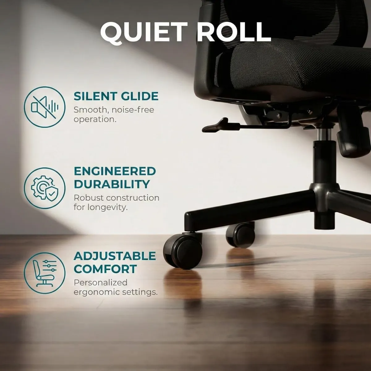 Ergonomic Office Chair with Adjustable Lumbar - Image 4