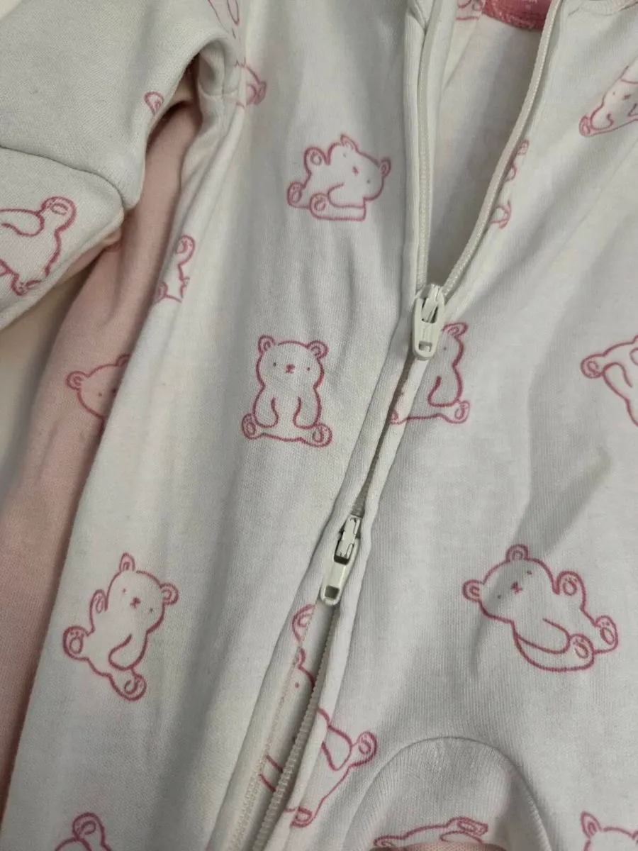 Upto5lbs, Two Next 2 Way Zip Sleepsuits - Image 3
