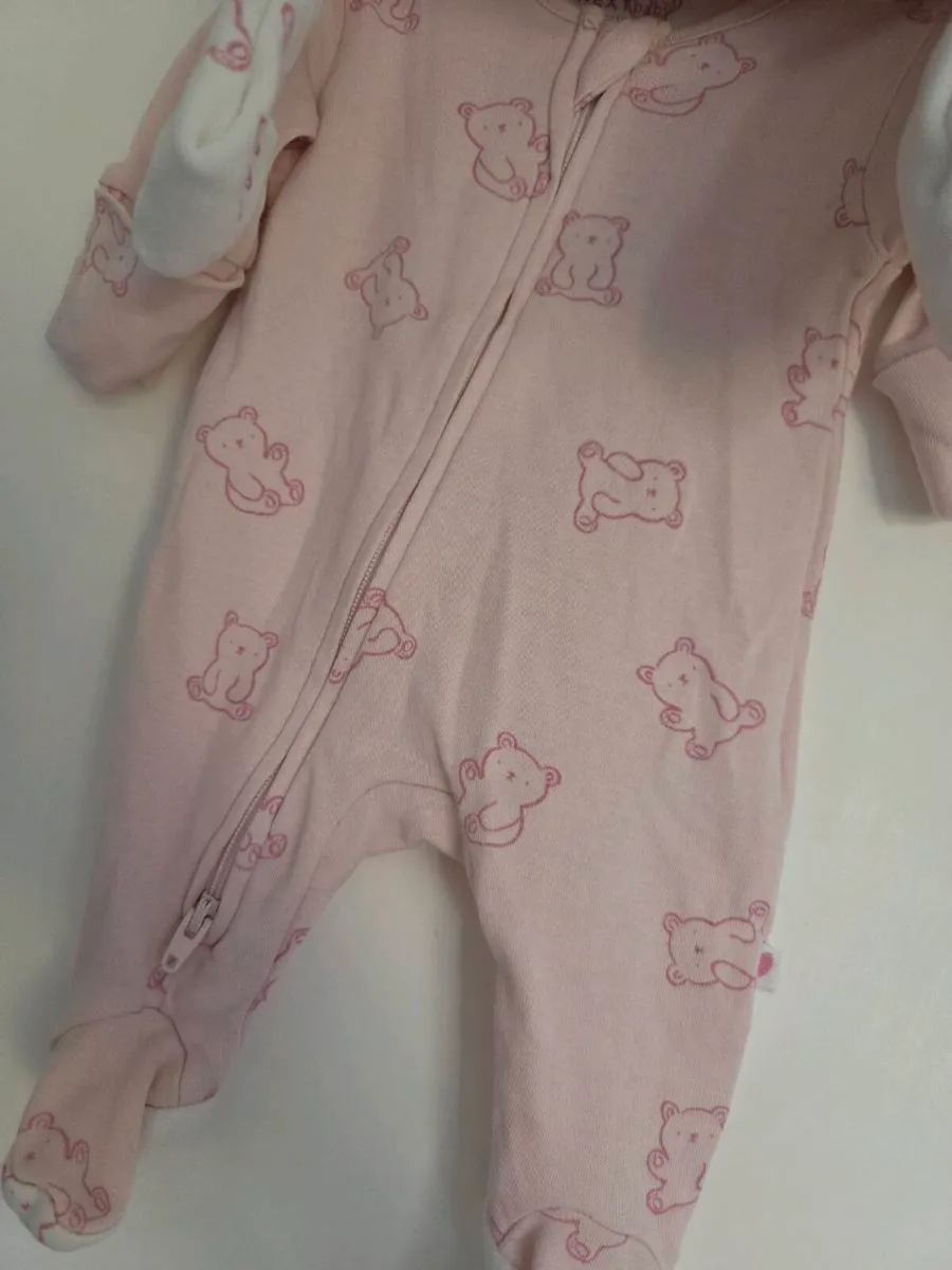 Upto5lbs, Two Next 2 Way Zip Sleepsuits - Image 4