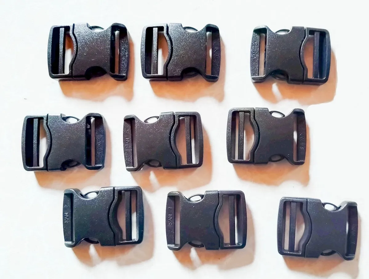 9 Quick Release Buckles For Bags, Etc.. New. - Image 1