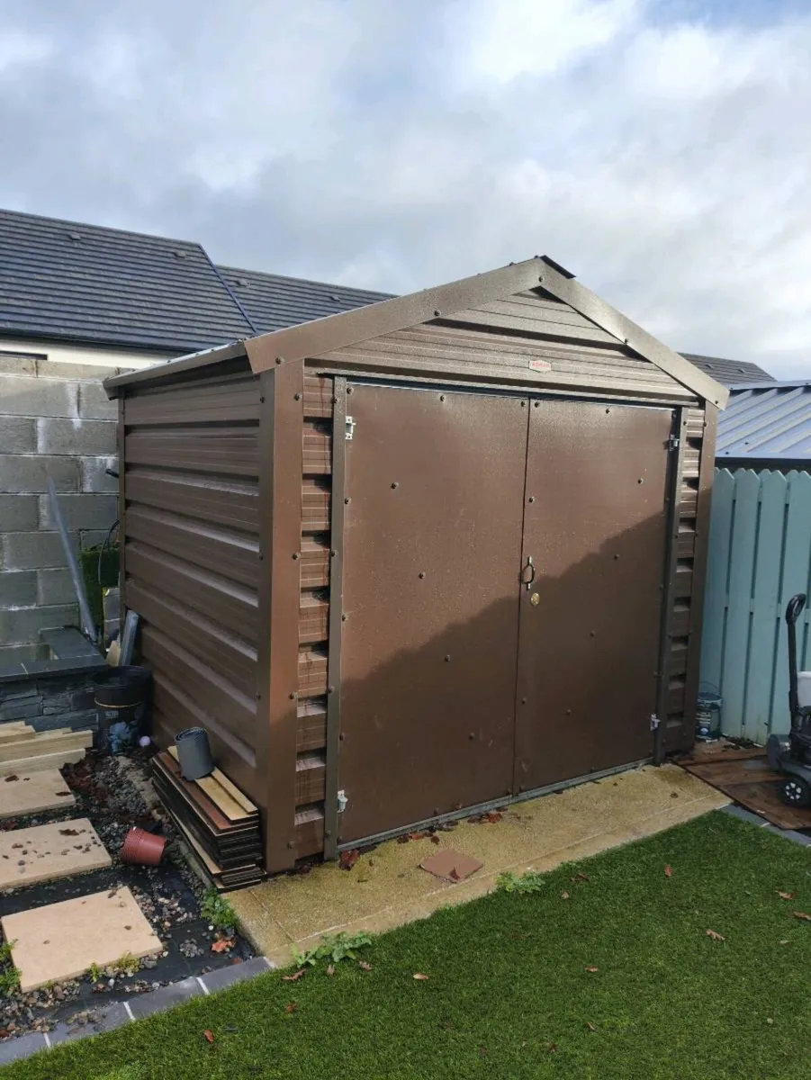 Adman Steel Shed 8x7ft - Image 2