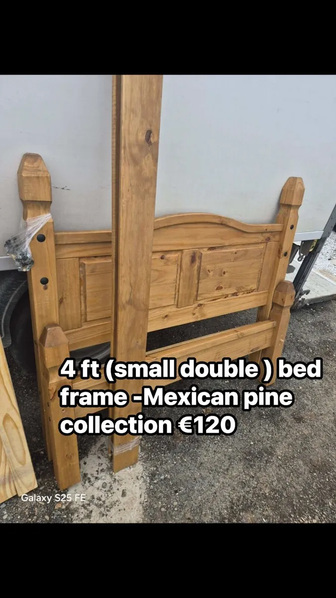 4 ft bed frame (small double) - Image 1