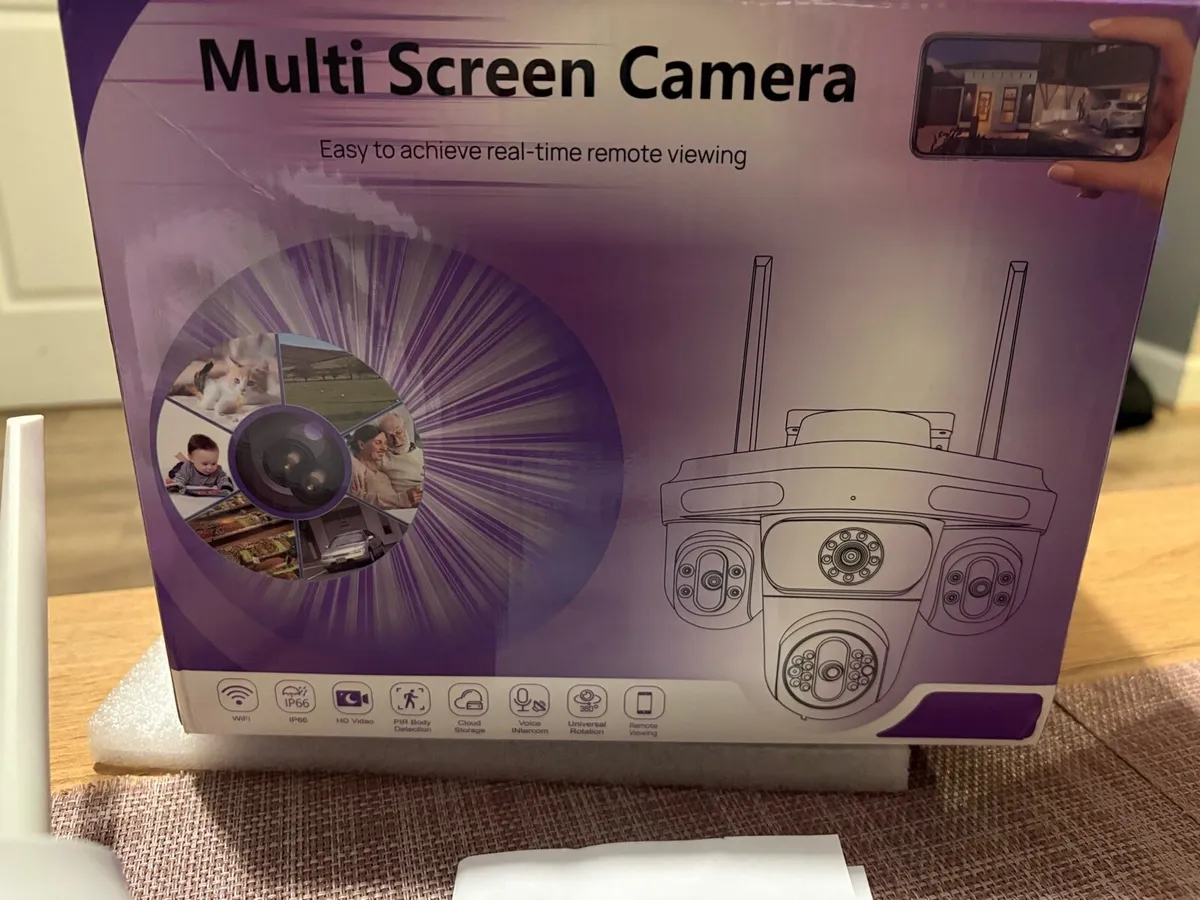 Multi screen 7 lens security Camera - Image 3