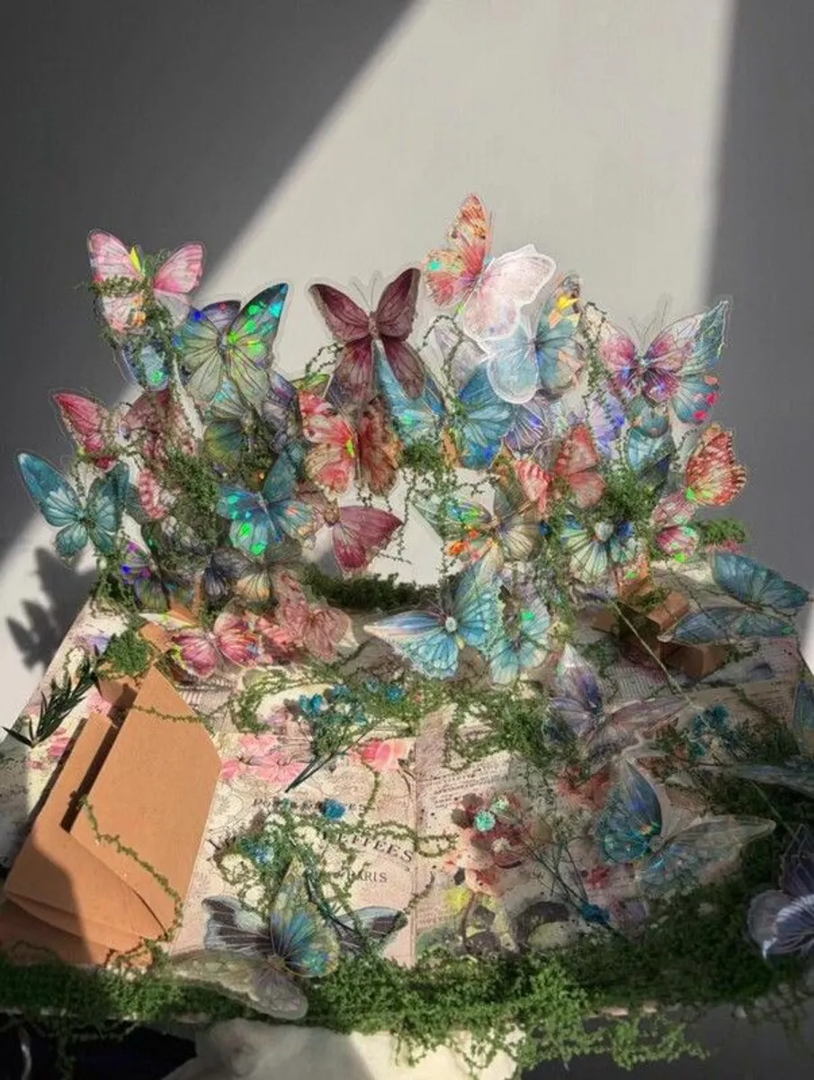 Handmade 3D Butterfly PopUp Book - Image 1