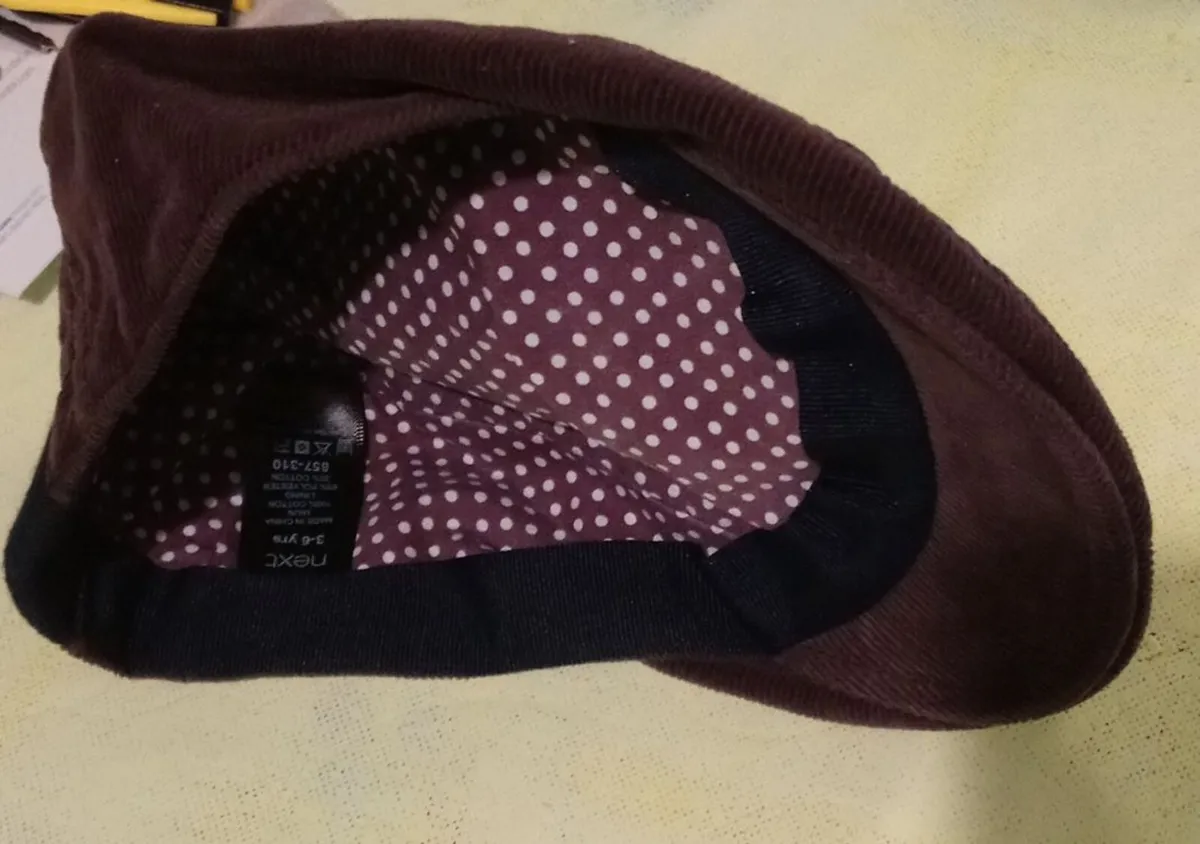 Kids flat cap toddler paddy cap driver hat bunnet - Image 2