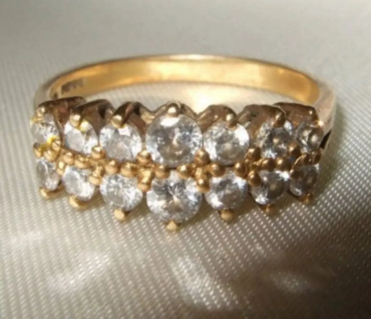 Vintage 18ct Gold & Diamond Ring - Image 3