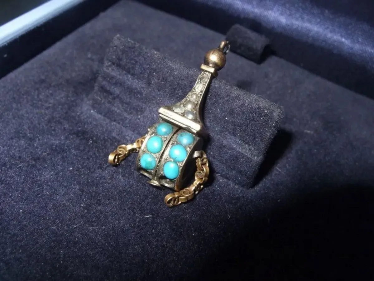 Vintage Hallmarked 9ct Gold 'Tibetan Prayer Wheel' - Image 3