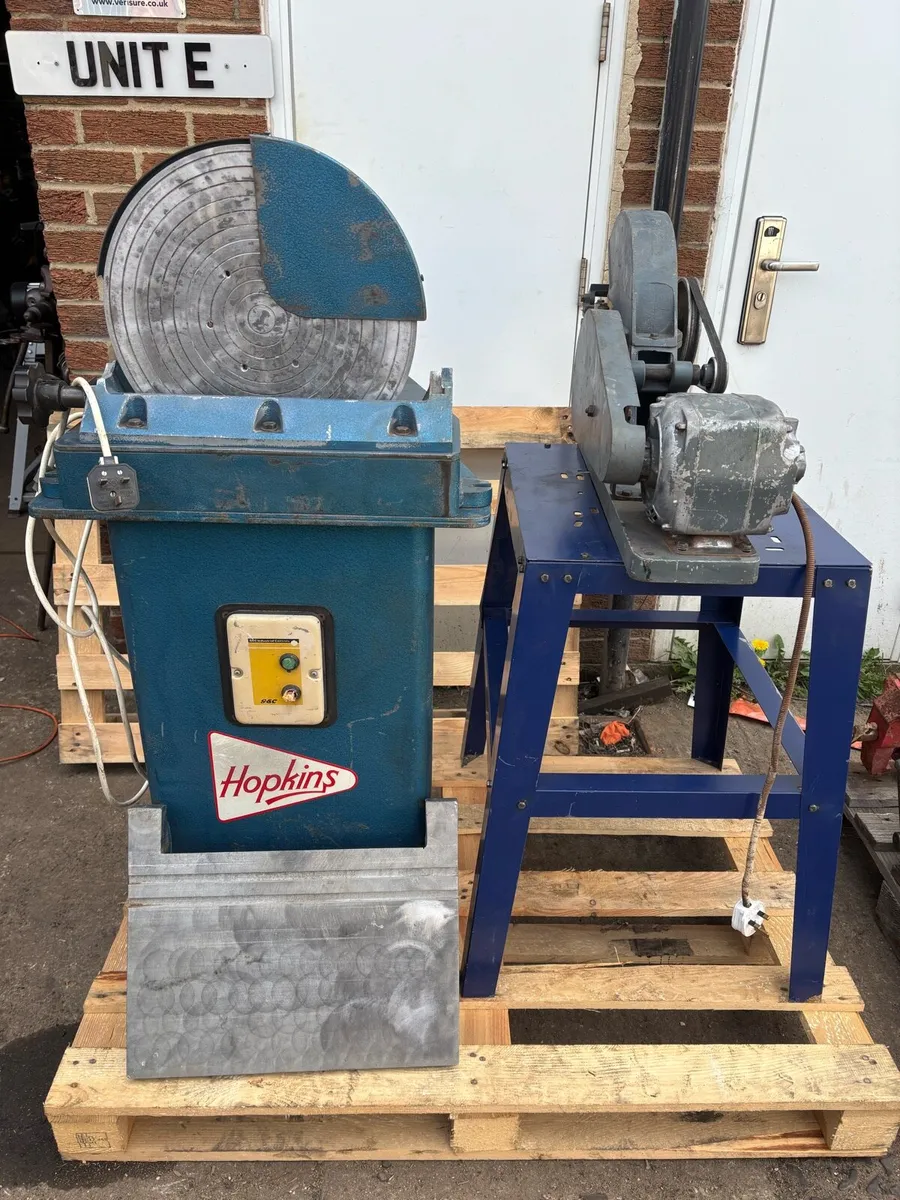 Large disc sander & wet stone machine 240 v - Image 1