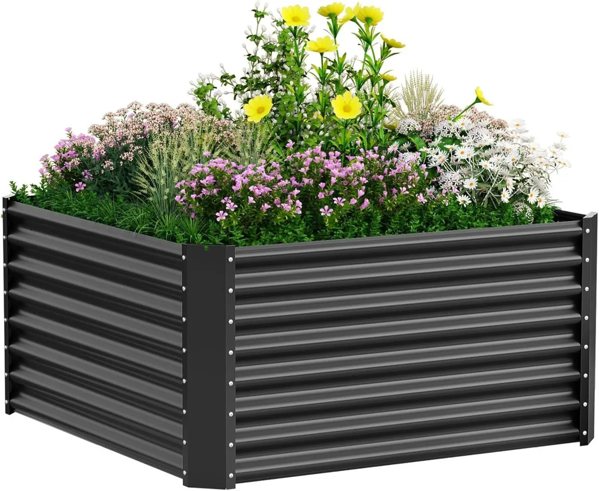 Raised Garden Bed Planter Beds Boxes Outdoor - Image 1