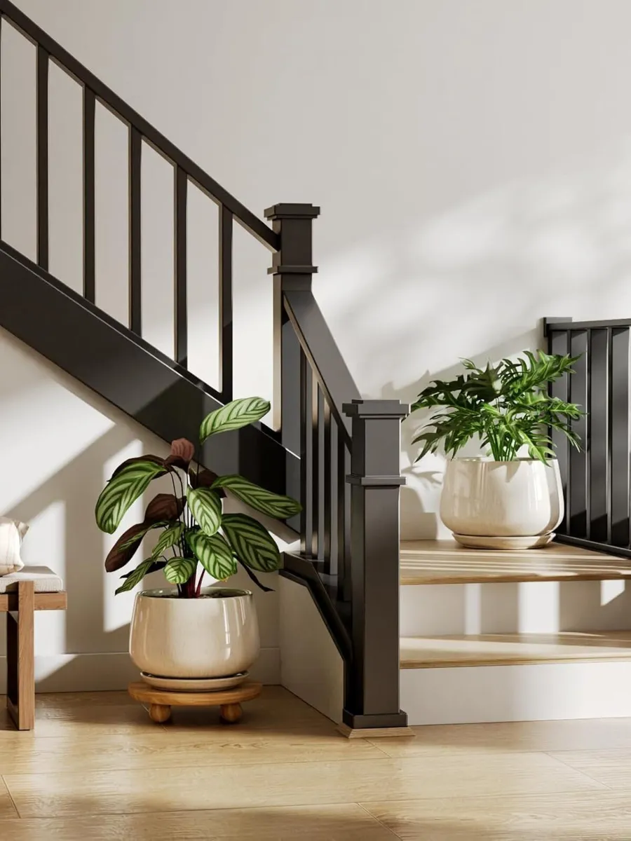 Ceramic Plant Pots 30 cm Pot Indoor with Drainage - Image 3