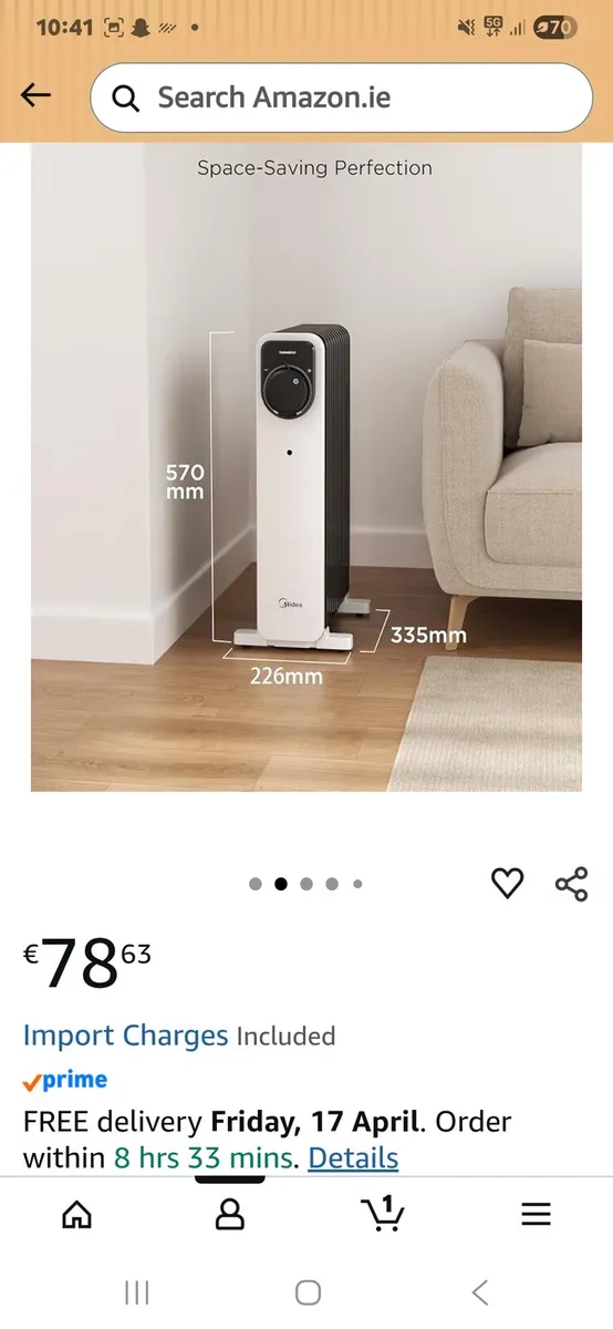 Oil filled radiator - Image 2