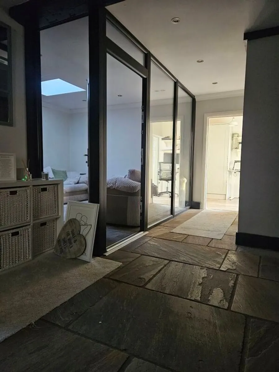 PVC door and glass panels - Image 3