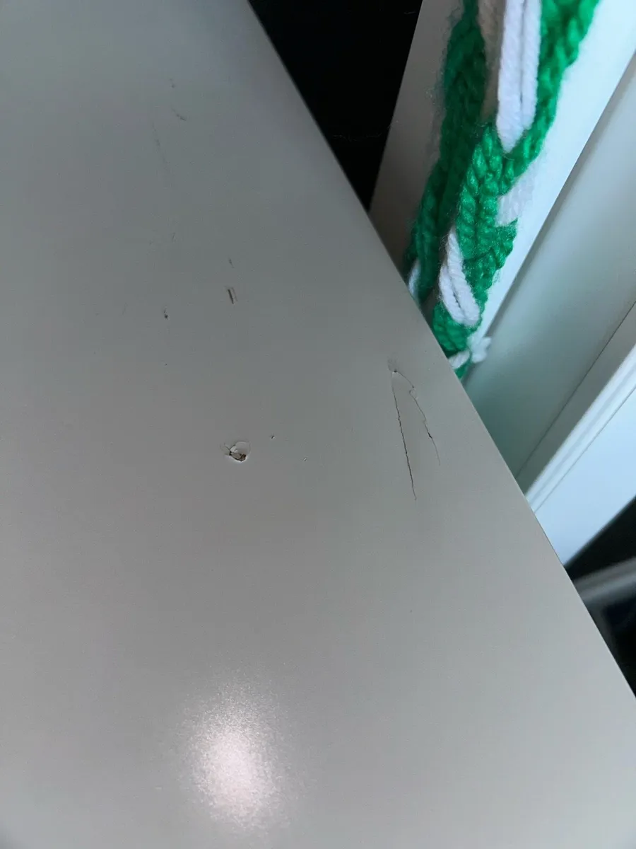 White IKEA Desk - Image 4