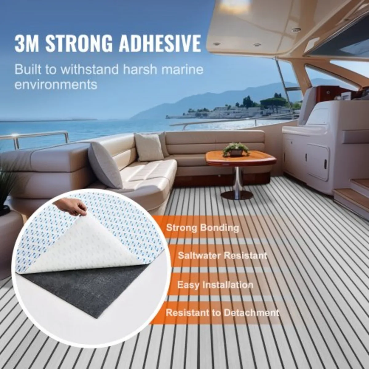 Boat Flooring, EVA Foam Boat Decking 240 x 116.1 c - Image 3