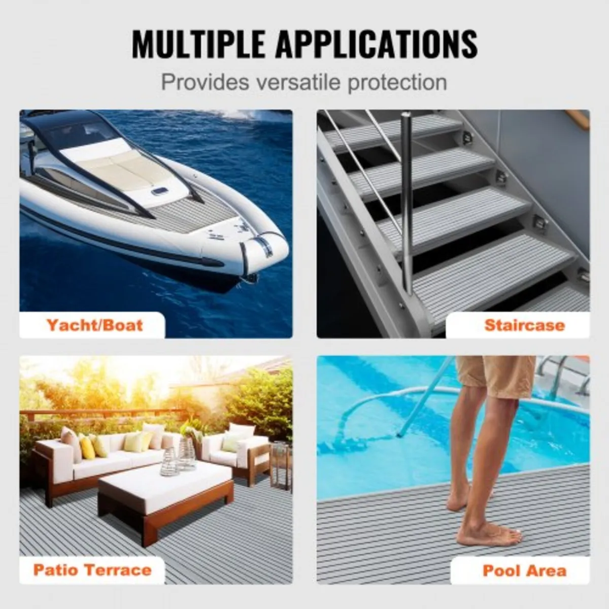 Boat Flooring, EVA Foam Boat Decking 240 x 116.1 c - Image 2