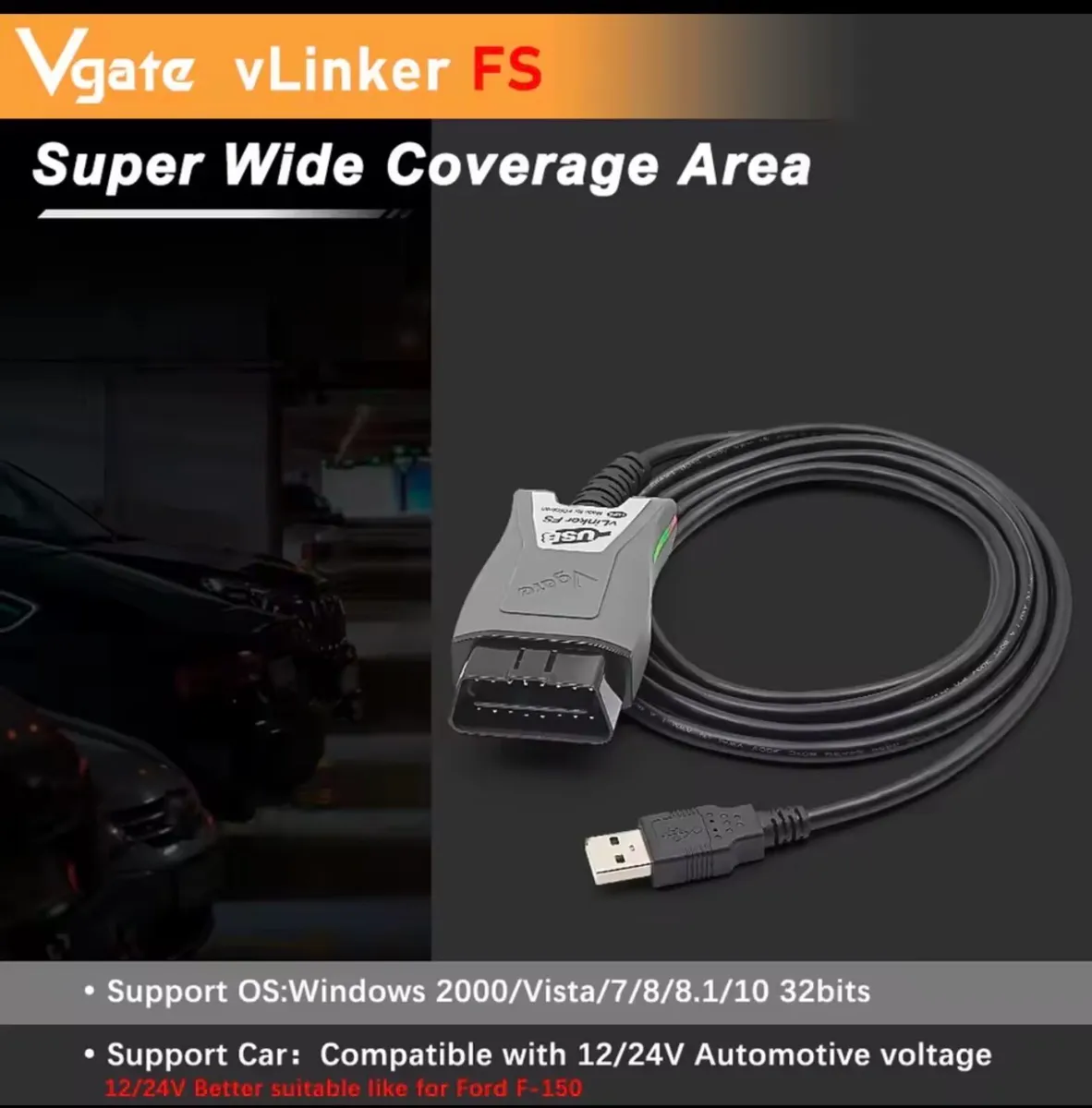 Vgate vLinker FS ELM327 For Ford FORScan - Image 3