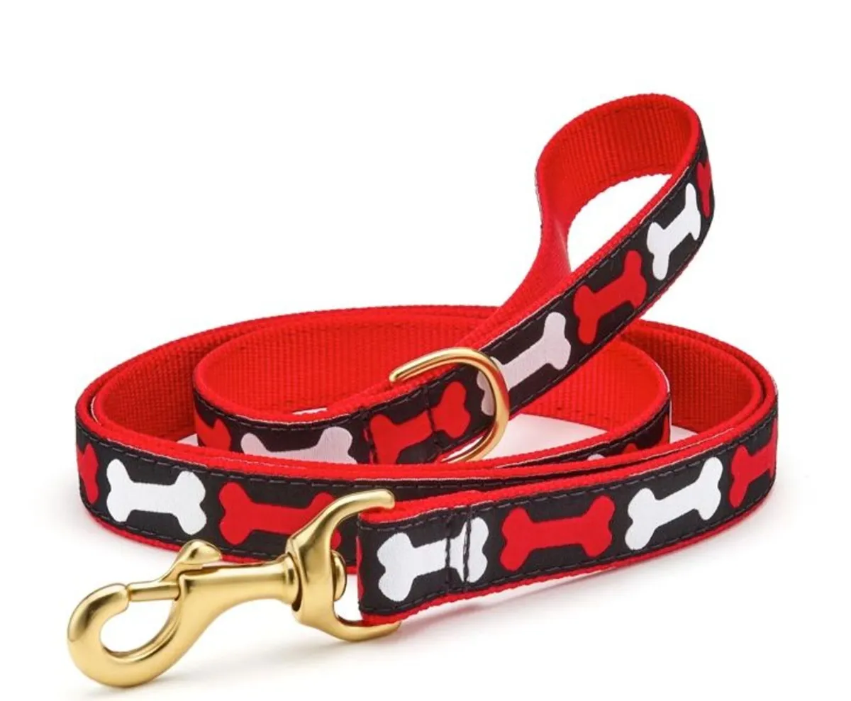 Hand Crafted "NO BONES ABOUT IT " Collar & Lead - Image 4