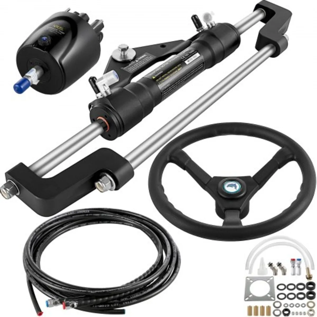 Hydraulic Boat Steering Kit, 300HP Hydraulic Steer - Image 1