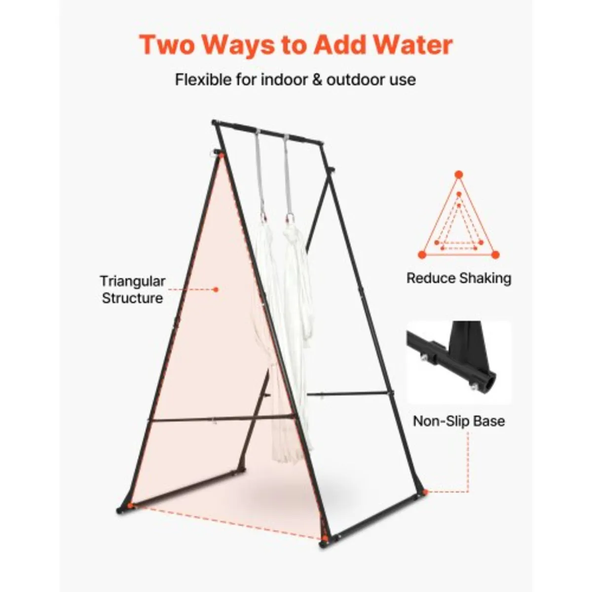 Yoga Stand Frame, Max 200 kg Load Swing Stand, Tri - Image 2