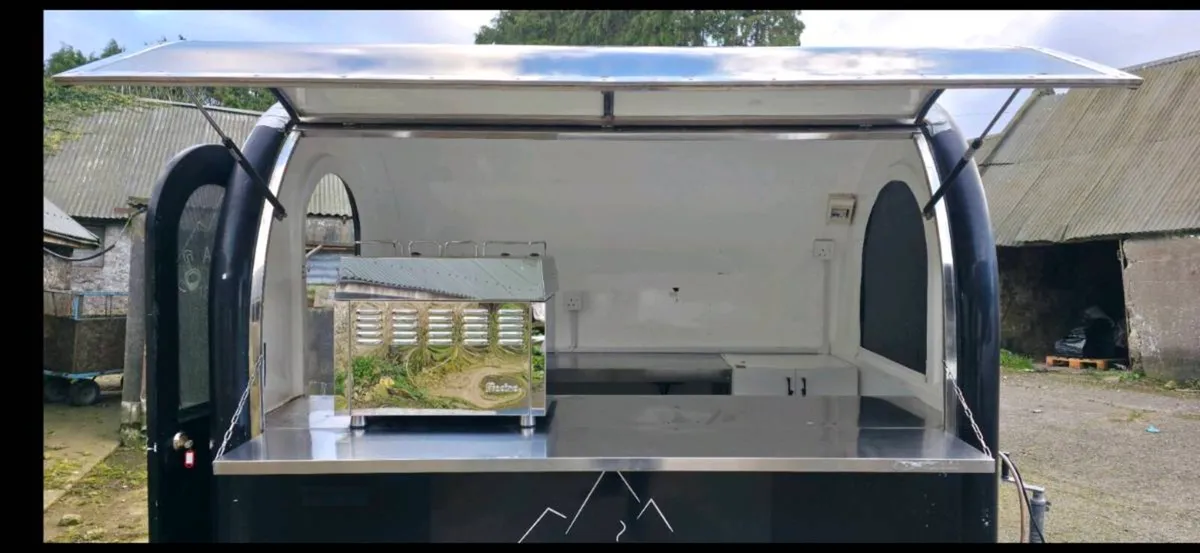 Coffee Trailer For Sale – Ready to Work | Off-Grid - Image 1
