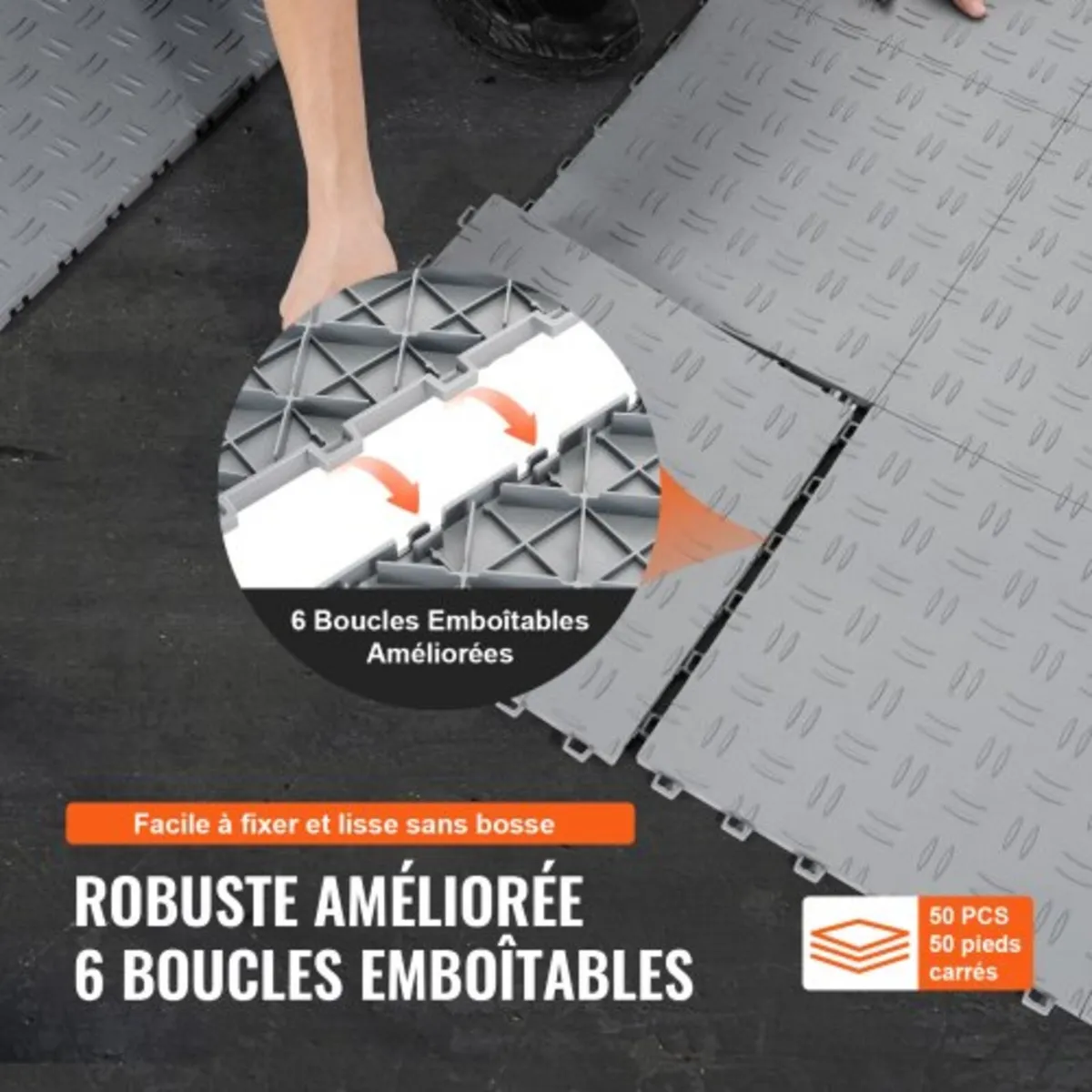 Garage Tiles Interlocking, 12 x 12 x 0.53 inch 50 - Image 4