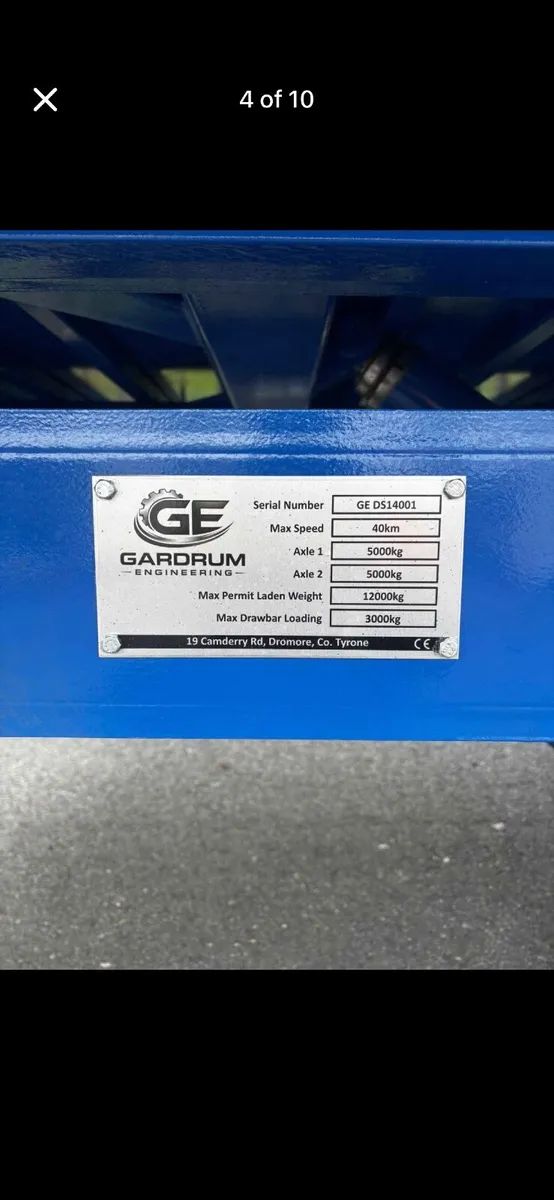 2026 GE 14x8 drop side trailer - Image 3