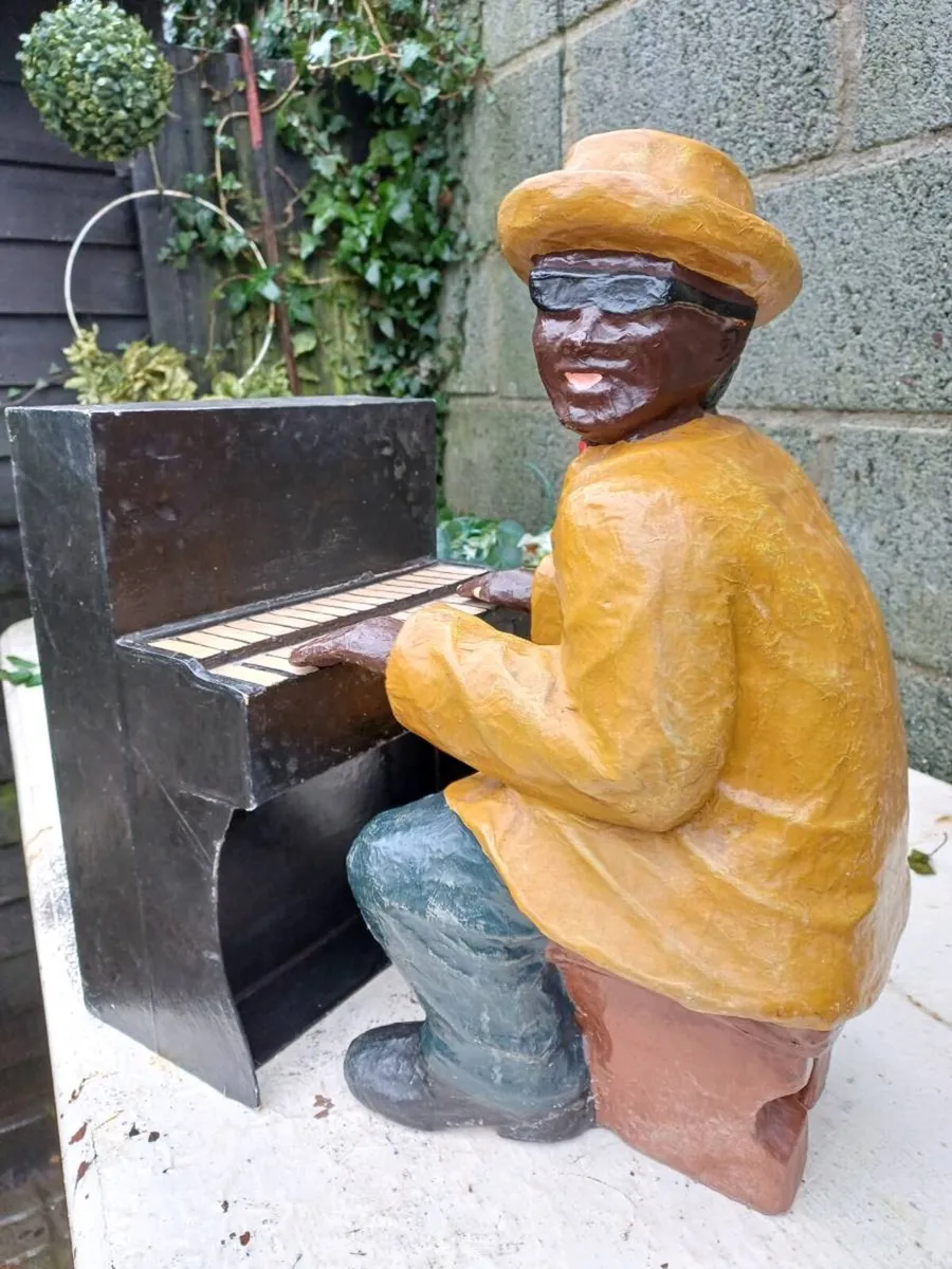 1960s Paper Mache Ray Charles Figure - Image 1