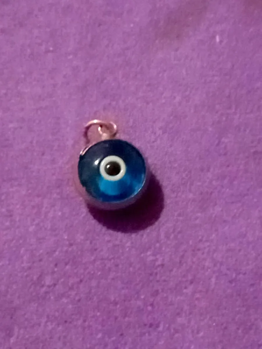 9ct gold evil eye charm