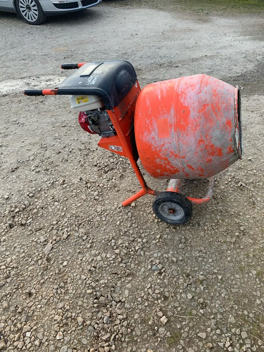 Petrol cement mixer Honda gx120 - Image 2