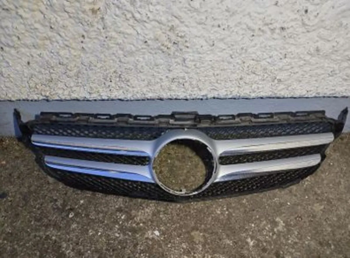 Mercedes C Class W205 Front Bumper Grill Genuine