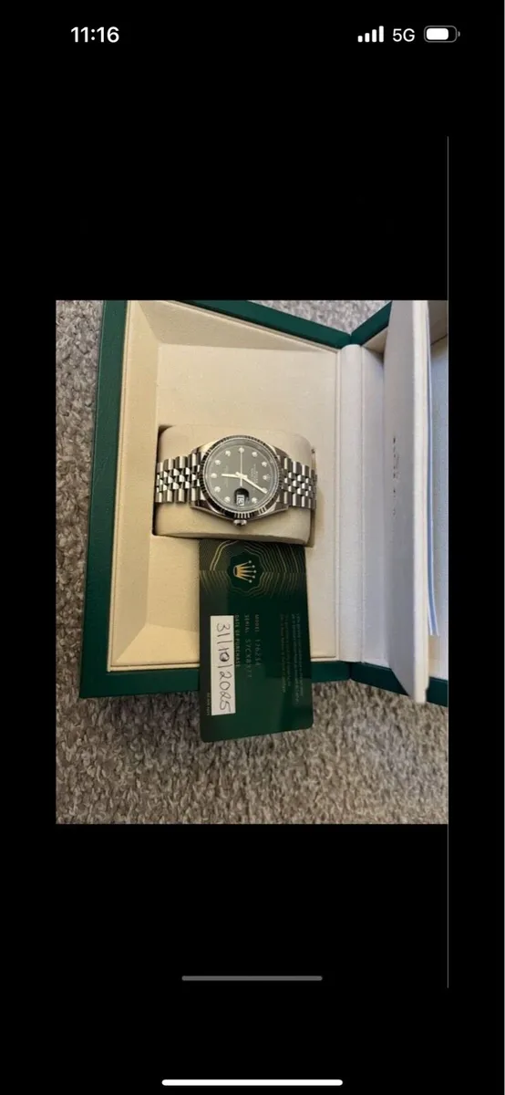 Rolex Datejust 36m Factory Diamond Dial - Image 2