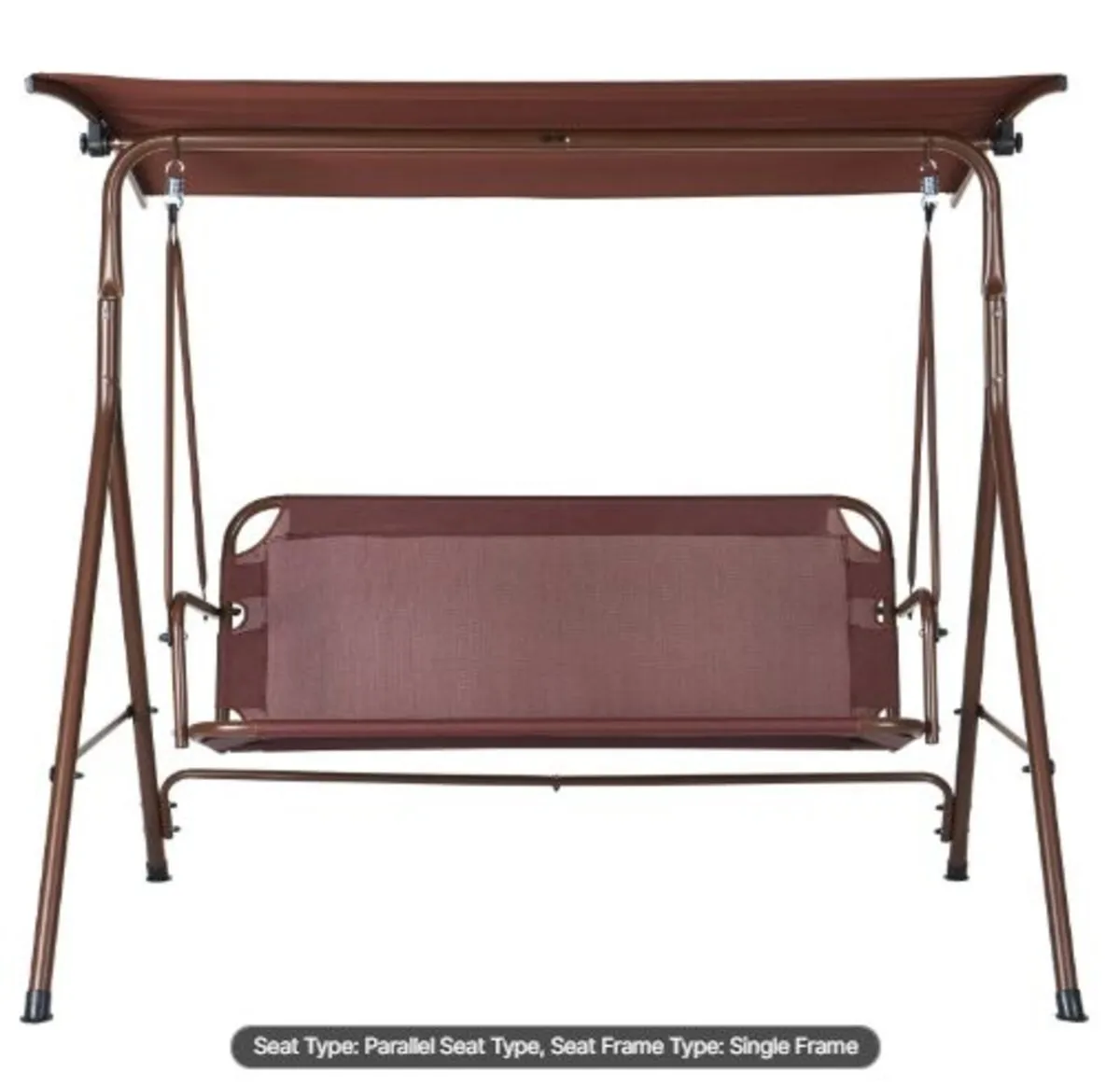 3-Person Patio Swing Chair, Outdoor Patio Swing - Image 4