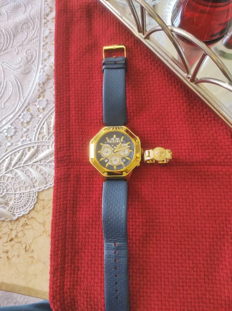 Versace watch & Versace ring - Image 1