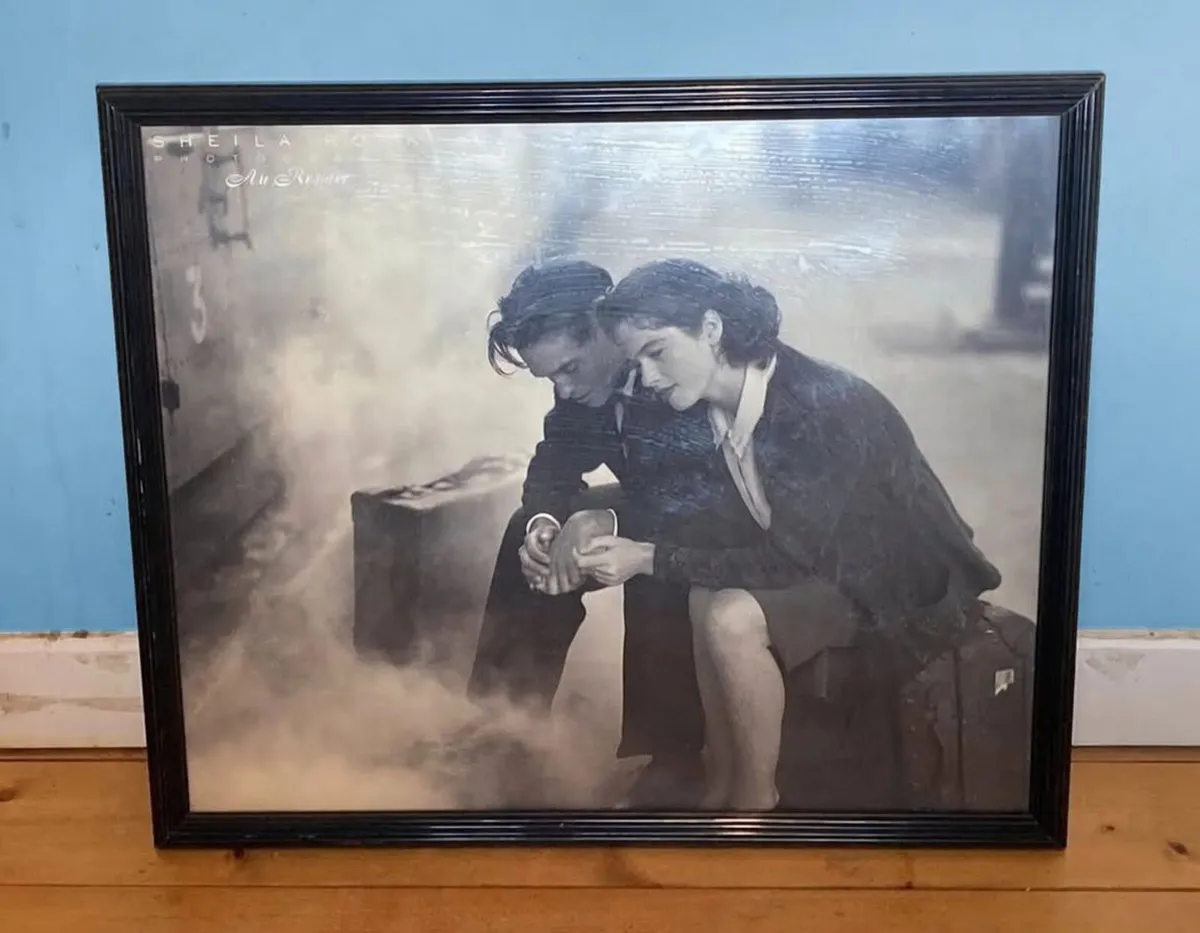 Framed “Au Revoir” by Sheila Rock - Large Print - Image 1