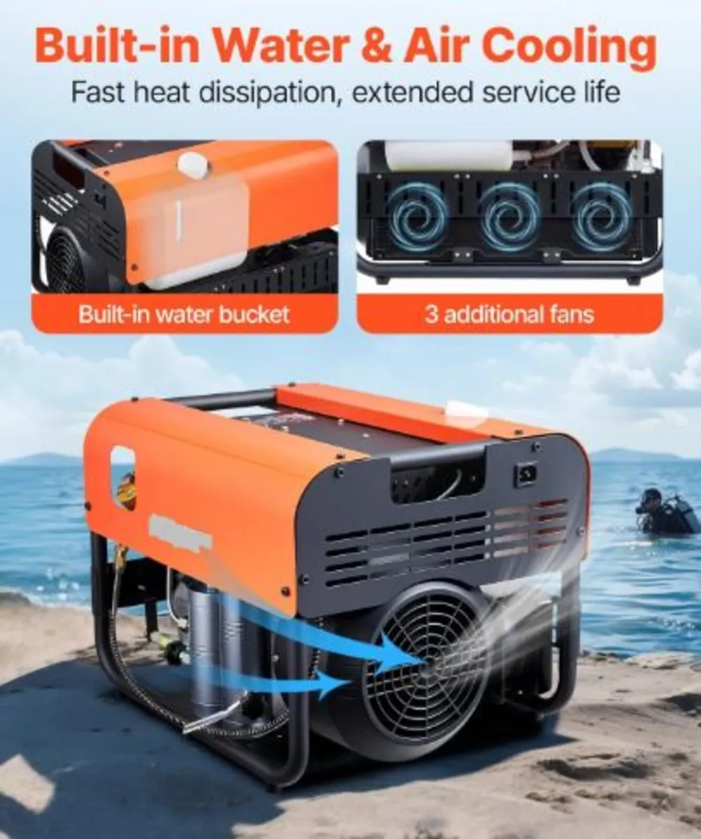 PCP Air Compressor, 4500PSI/30Mpa Diving Scuba - Image 2