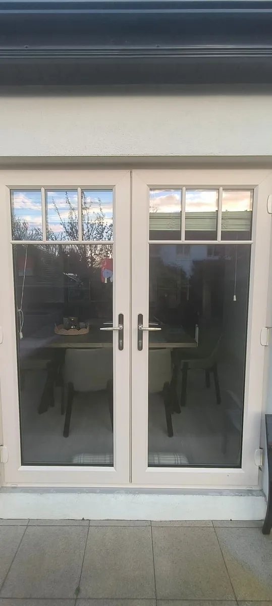 uPvc french doors and window - Image 1