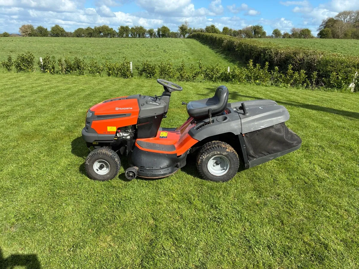 Husqvarna TC38 Ride on Mower - Image 1
