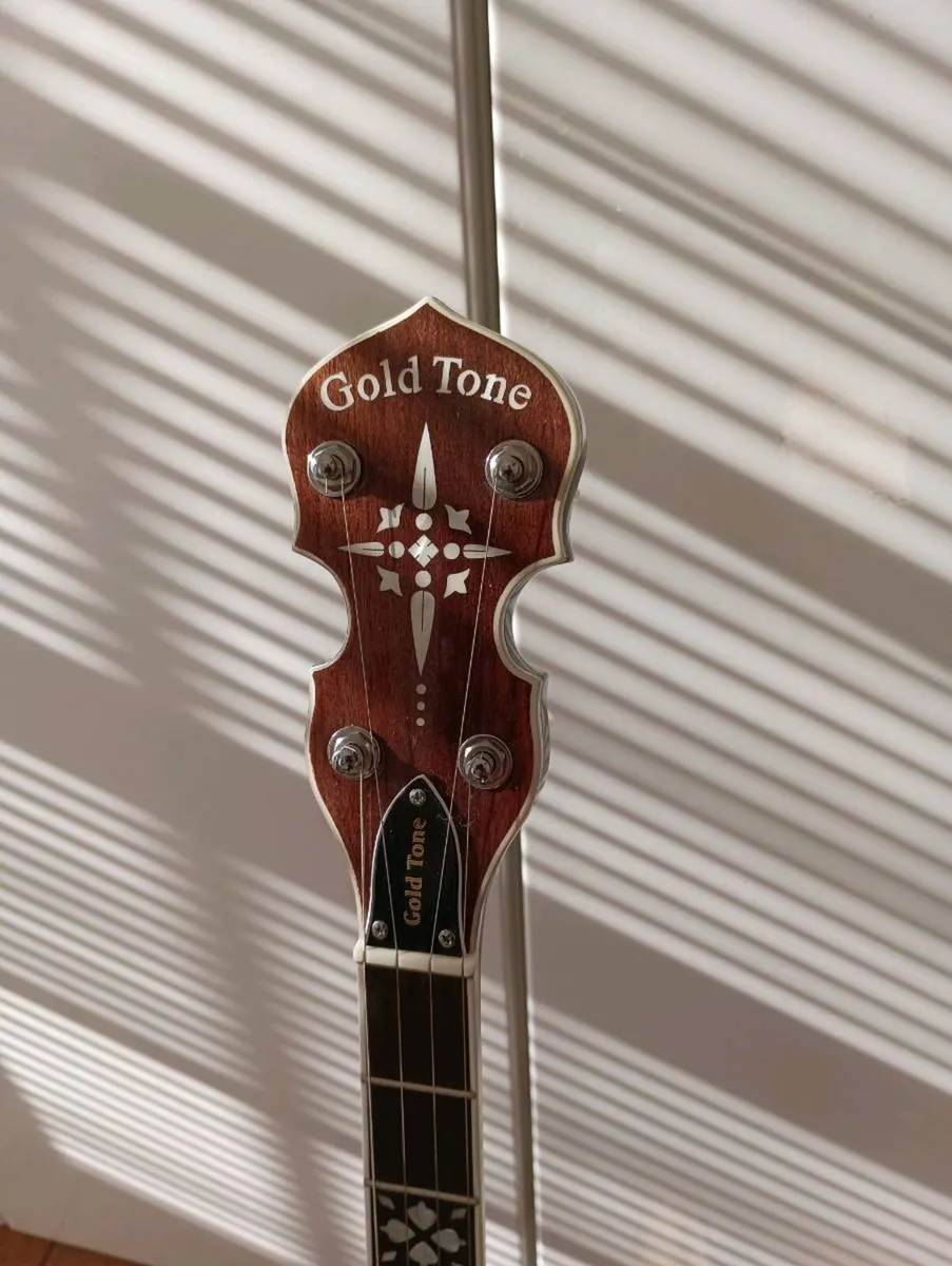 Goldtone Bluegrass Banjo - Image 3
