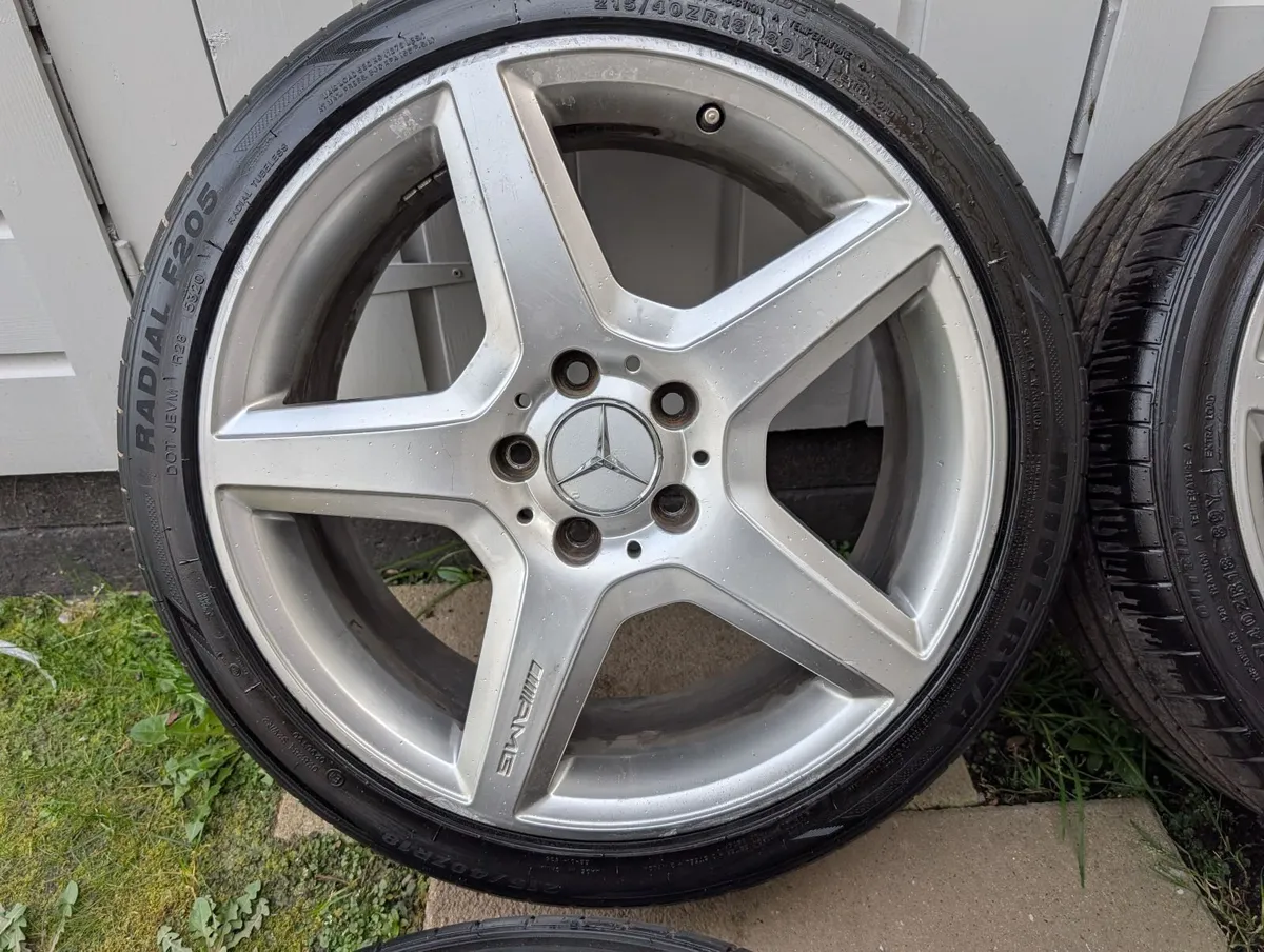 R18 5X112 MERCEDES BENZ AMG alloy wheels - Image 2
